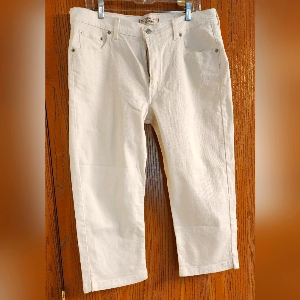 Levi Strauss Authenticated Signature Cropped Jeans Sz 16